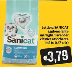 Spak Supermercati Lettiera SANICAT offerta