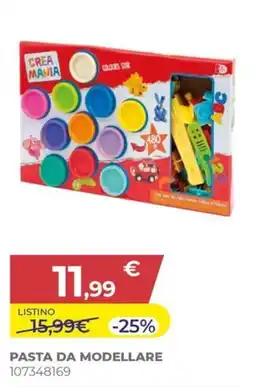 Toys Center Crea Mania Pasta da Modellare offerta
