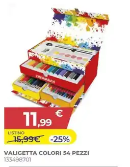 Toys Center Valigetta colori Creamania offerta