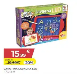 Toys Center Carotina lavagna led offerta