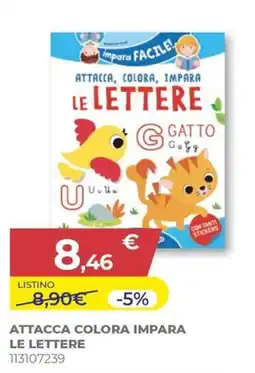 Toys Center Attacca Colora Impara Le Lettere offerta