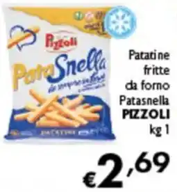 Spak Supermercati Patatine fritte da forno Patasnella Pizzoli offerta