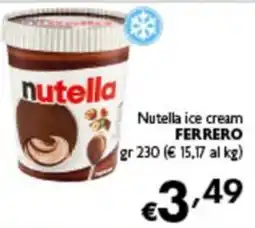 Spak Supermercati Nutella ice cream FERRERO offerta