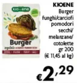 Spak Supermercati Kioene Burger vegetale offerta
