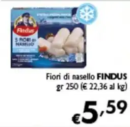 Spak Supermercati Fiori di nasello FINDUS offerta