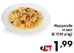 Spak Supermercati Mazzancolle in saor offerta