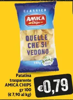 Spak Supermercati Patatina trasparente AMICA CHIPS offerta