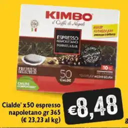 Spak Supermercati Kimbo espresso napoletano offerta