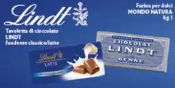 Spak Supermercati Tavoletta di cioccolato LINDT fondente classico latte offerta