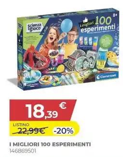 Toys Center Scienza Gioco i migliori 100 esperimenti offerta