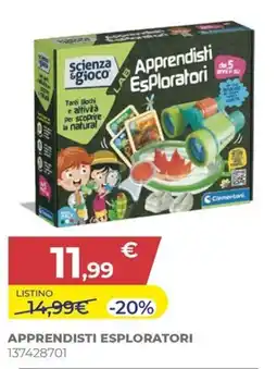 Toys Center Apprendisti Esploratori Clementoni offerta