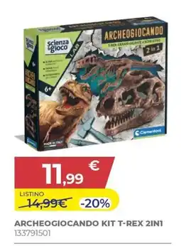 Toys Center Archeogiocando Kit T-Rex 2in1 offerta