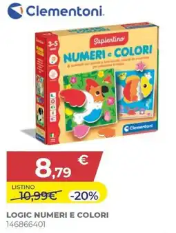 Toys Center Clementoni Sapientino Numeri e Colori offerta