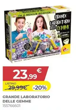 Toys Center I'm a Genius Science Grande Laboratorio delle Gemme offerta