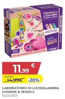 Toys Center Laboratorio di Lucidalabbra Charms & Jewels offerta