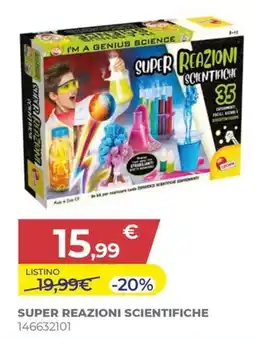 Toys Center I'm a Genius Science Super Reazioni Scientifiche offerta