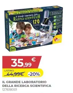 Toys Center Il Grande Laboratorio della Ricerca Scientifica offerta