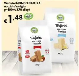 Spak Supermercati Waferini MONDO NATURA offerta
