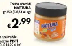 Spak Supermercati Crema arachidi Nattura offerta