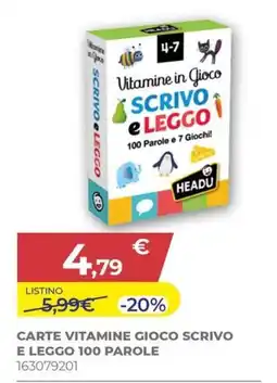 Toys Center Vitamine in Gioco Scrivo e Leggo offerta