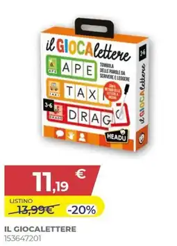 Toys Center il GIOCAlettere offerta