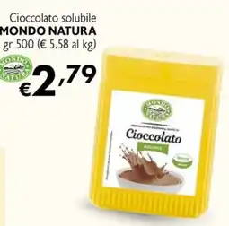 Maxi Family Cioccolato solubile MONDO NATURA offerta