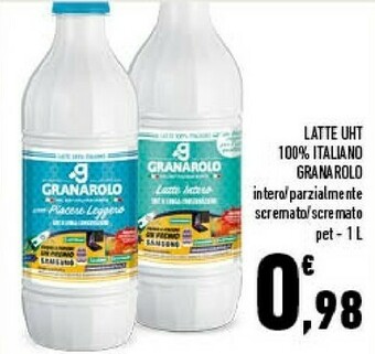 Conad City Latte uht parzialmente scremato a lunga conservazione 1000 g(ml) offerta