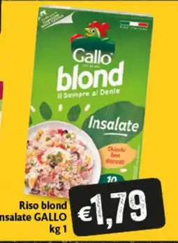 Spak Supermercati Riso blond Insalate GALLO offerta
