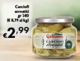 Spak Supermercati Carciofi arrostiti Crebsamis offerta