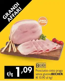 Maxi Family Prosciutto cotto praga senza glutine Becher offerta