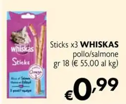 Maxi Family Sticks WHISKAS offerta