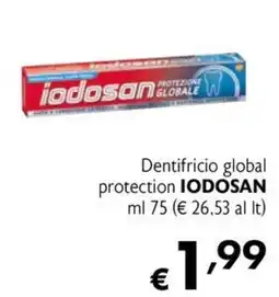 Maxi Family Dentifricio global protection IODOSAN offerta