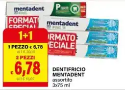 Il Gigante Dentifricio Mentadent assortito offerta