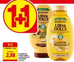Il Gigante Shampoo o balsamo ultra dolce garnier offerta