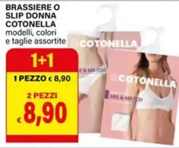 Il Gigante Brassiere o slip donna Cotonella offerta