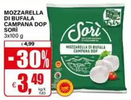 Il Gigante Mozzarella di bufala campana dop Sori offerta