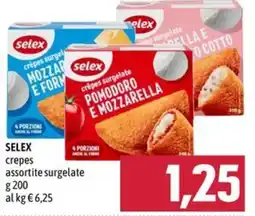 Emisfero SeleX crepes assortite surgelate offerta