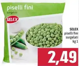Emisfero SELEX piselli fini surgelati offerta