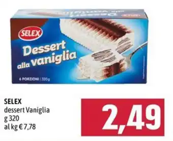 SELEX dessert Vaniglia