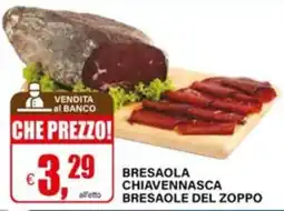 Il Gigante Bresaola Chiavennasca Bresaole del Zoppo offerta