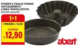 Il Gigante Stampi e teglie forno antiaderenti linea Itadolcevita abert offerta
