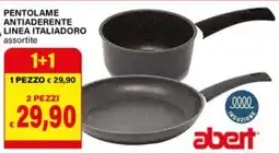 Il Gigante Pentolame antiaderente linea Italiadoro assortite offerta