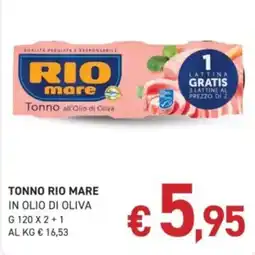 Maxi Coal Tonno Rio Mare in olio di oliva offerta