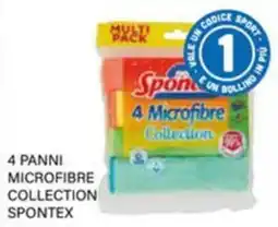 Il Gigante 4 panni microfibra collection spontex offerta