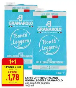 Il Gigante Latte UHT Bontà Leggera Granarolo offerta
