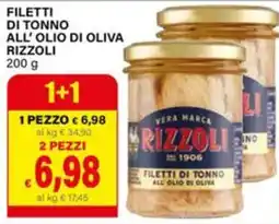 Il Gigante Filetti di tonno all'olio di oliva Rizzoli offerta