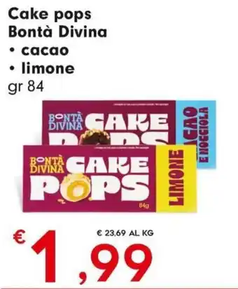 Cake pops Bontà Divina