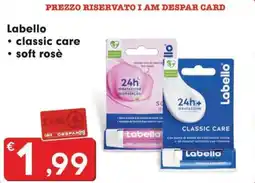 DeSpar Express Labello classic care soft rosè offerta