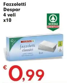 DeSpar Express Fazzoletti Despar offerta