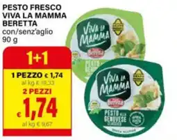 Il Gigante Pesto fresco Viva la mamma Beretta offerta